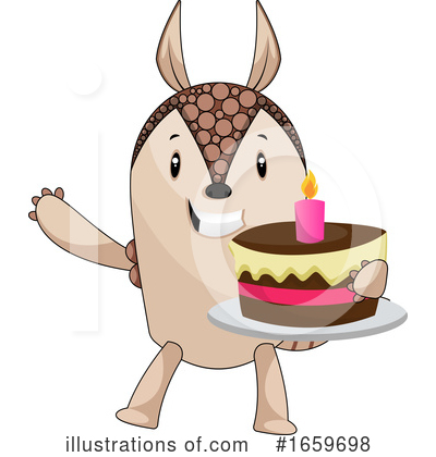 Royalty-Free (RF) Armadillo Clipart Illustration by Morphart Creations - Stock Sample #1659698