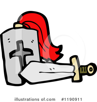Royalty-Free (RF) Armor Clipart Illustration by lineartestpilot - Stock Sample #1190911