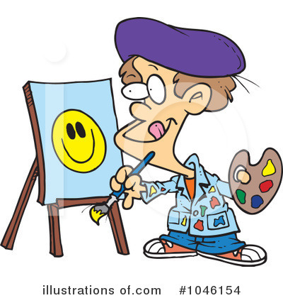 Artist Clipart #1046154 by toonaday