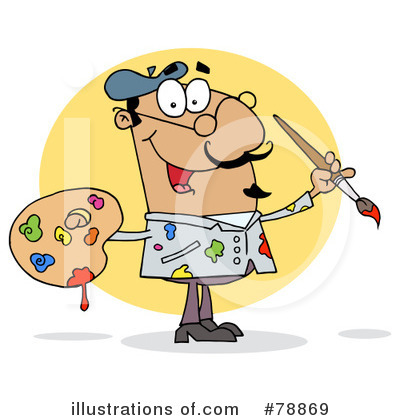 Royalty-Free (RF) Artist Clipart Illustration by Hit Toon - Stock Sample #78869