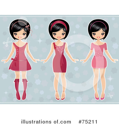Asian Woman Clipart #75211 by Melisende Vector