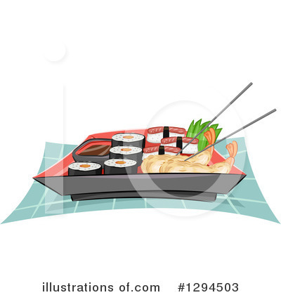Royalty-Free (RF) Asian Food Clipart Illustration by BNP Design Studio - Stock Sample #1294503
