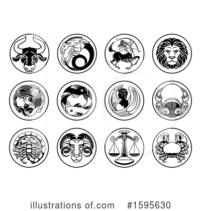 Royalty-Free (RF) Astrology Clipart Illustration by AtStockIllustration - Stock Sample #1595630