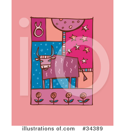 Royalty-Free (RF) Astrology Clipart Illustration by Lisa Arts - Stock Sample #34389