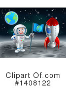 Astronaut Clipart #1408122 by AtStockIllustration