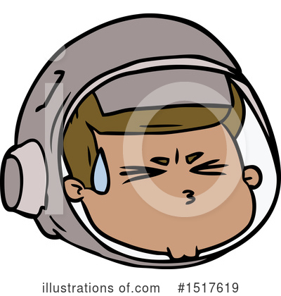 Royalty-Free (RF) Astronaut Clipart Illustration by lineartestpilot - Stock Sample #1517619