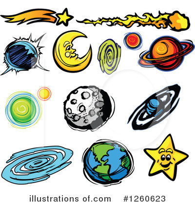 Comet Clipart #1260623 by Chromaco
