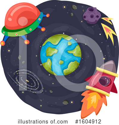 Outer Space Clipart #1604912 by BNP Design Studio