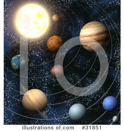Pluto Clipart #31851 by AtStockIllustration