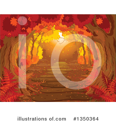 Royalty-Free (RF) Autumn Clipart Illustration by Pushkin - Stock Sample #1350364