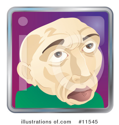 Bald Clipart #438785 - Illustration by toonaday