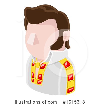 Elvis Impersonator Clipart #1615313 by AtStockIllustration