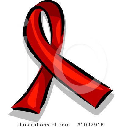 Red Ribbon Clipart #1092916 by BNP Design Studio