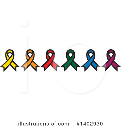 Royalty-Free (RF) Awareness Ribbon Clipart Illustration by ColorMagic - Stock Sample #1402930