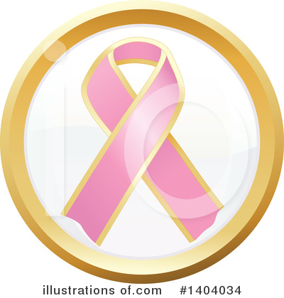 Pink Ribbon Clipart #1404034 by inkgraphics