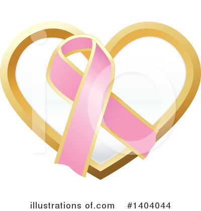 Pink Ribbon Clipart #1404044 by inkgraphics
