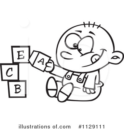 Alphabet Blocks Clipart #1129111 by toonaday