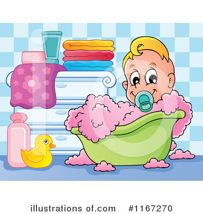 Royalty-Free (RF) Baby Clipart Illustration by visekart - Stock Sample #1167270