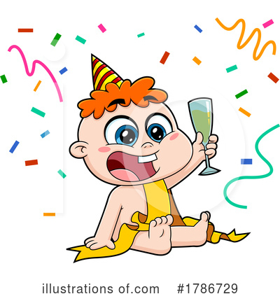 New Years Clipart #1786729 by Hit Toon