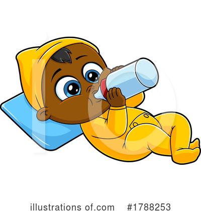 Baby Bottle Clipart #1788253 by Hit Toon