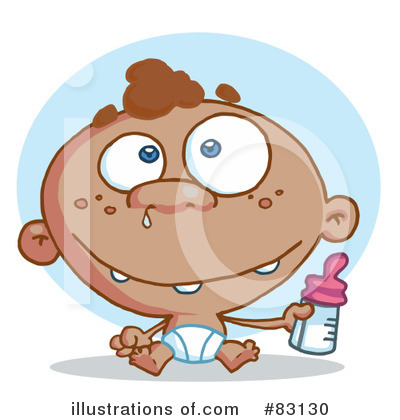 Baby Bottle Clipart #83130 by Hit Toon
