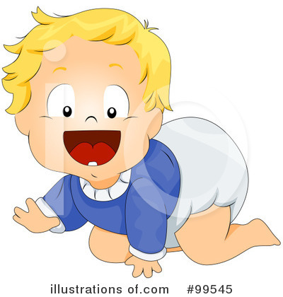 Royalty-Free (RF) Baby Clipart Illustration by BNP Design Studio - Stock Sample #99545