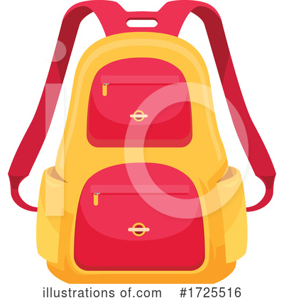 Royalty-Free (RF) Backpack Clipart Illustration by Vector Tradition SM - Stock Sample #1725516