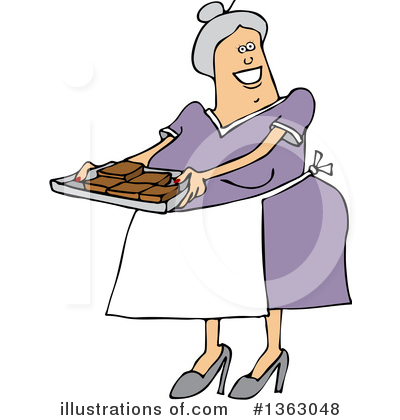 Old Lady Clipart #1363048 by djart