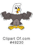 Bald Eagle Character Clipart #49230 by Mascot Junction