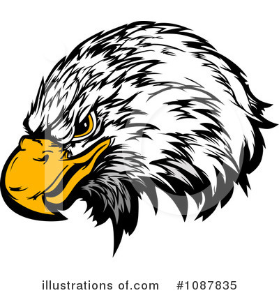 Royalty-Free (RF) Bald Eagle Clipart Illustration by Chromaco - Stock Sample #1087835