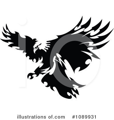 Royalty-Free (RF) Bald Eagle Clipart Illustration by Chromaco - Stock Sample #1089931