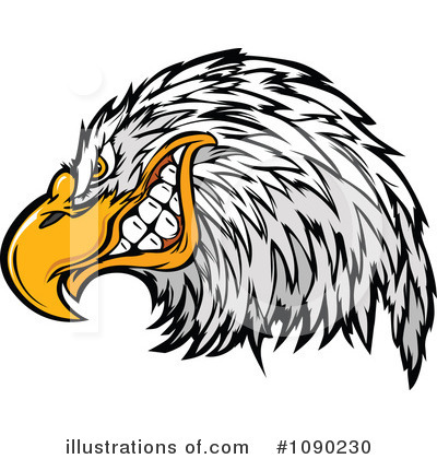 Royalty-Free (RF) Bald Eagle Clipart Illustration by Chromaco - Stock Sample #1090230