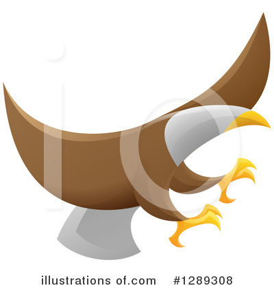 Royalty-Free (RF) Bald Eagle Clipart Illustration by AtStockIllustration - Stock Sample #1289308
