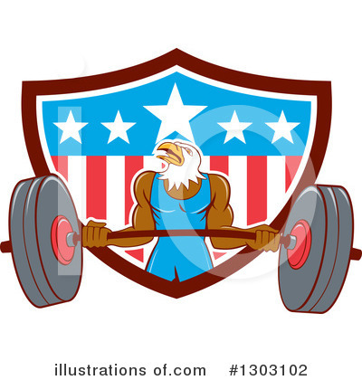 American Eagle Clipart #1303102 by patrimonio