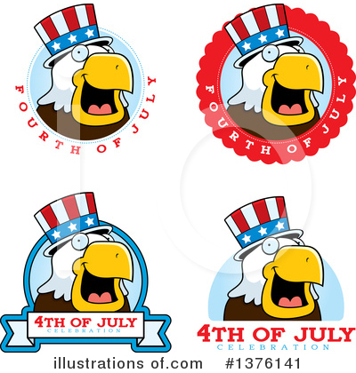 Royalty-Free (RF) Bald Eagle Clipart Illustration by Cory Thoman - Stock Sample #1376141