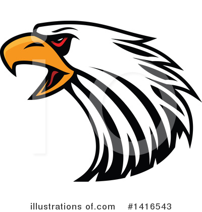 Bald Eagle Clipart #1416543 by Vector Tradition SM