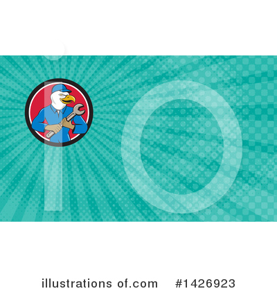 Royalty-Free (RF) Bald Eagle Clipart Illustration by patrimonio - Stock Sample #1426923