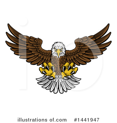 Eagles Clipart #1441947 by AtStockIllustration