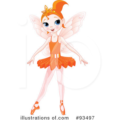 Royalty-Free (RF) Ballerina Clipart Illustration by Pushkin - Stock Sample #93497