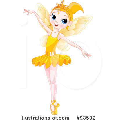 Royalty-Free (RF) Ballerina Clipart Illustration by Pushkin - Stock Sample #93502