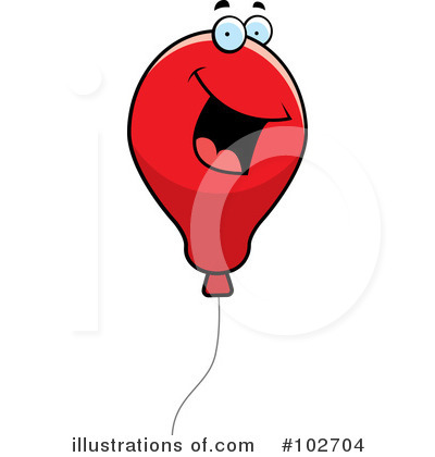 Party Balloon Clipart #102704 by Cory Thoman