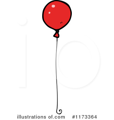 Royalty-Free (RF) Balloon Clipart Illustration by lineartestpilot - Stock Sample #1173364