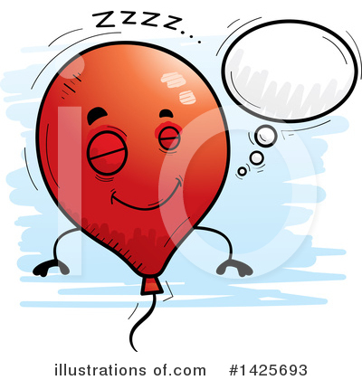 Party Balloon Clipart #1425693 by Cory Thoman