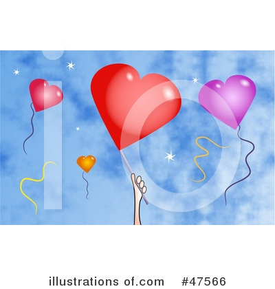 Royalty-Free (RF) Balloons Clipart Illustration by Prawny - Stock Sample #47566