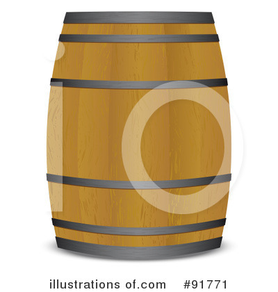 Royalty-Free (RF) Barrel Clipart Illustration by michaeltravers - Stock Sample #91771