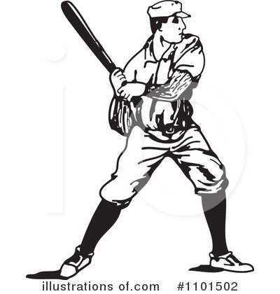 Royalty-Free (RF) Baseball Clipart Illustration by BestVector - Stock Sample #1101502