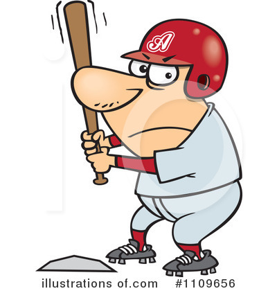 Royalty-Free (RF) Baseball Clipart Illustration by toonaday - Stock Sample #1109656