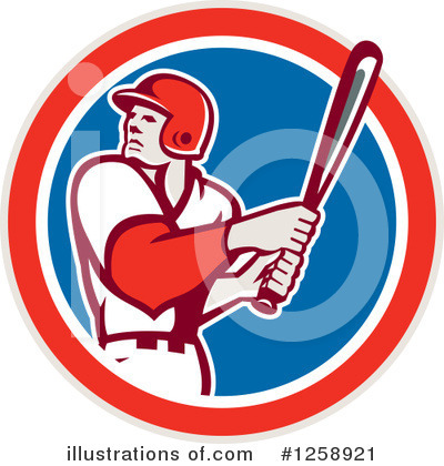 Baseball Player Clipart #1258921 by patrimonio