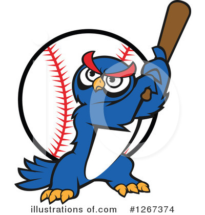 Royalty-Free (RF) Baseball Clipart Illustration by Vector Tradition SM - Stock Sample #1267374
