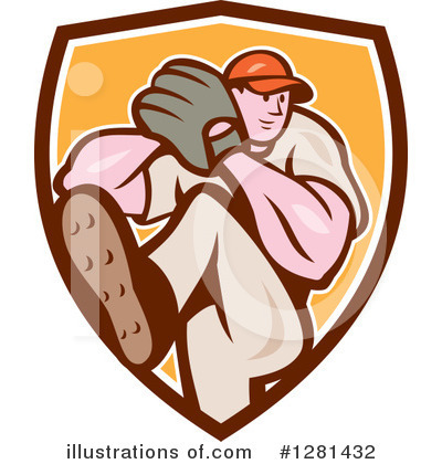 Baseball Player Clipart #1281432 by patrimonio